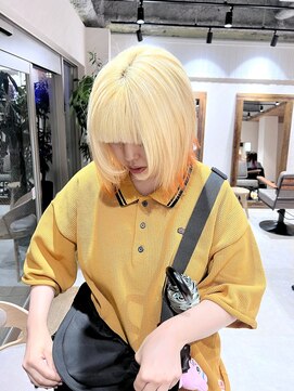 アドア 横浜(ADORE) 【ADORE横浜】スソカラー×ブリーチカラー