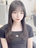 ジィルム(XELM)&nbsp;レイヤーカットミルクティーベージュケアブリーチダブルカラー