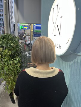 アン ブリーチ(UN BLEACH) 【ブリーチカラー】ミルクティーベージュ♪