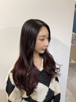 クク(coucou)&nbsp;顔周りレイヤーカット×グラデーションカラー