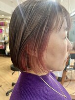 カナエ(CaNaE)&nbsp;ボルドーインナー×ボブ