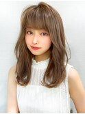 【NEW OPEN】小顔前髪あり後れ毛サイドバングメルティカラー