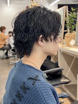 サロンドジョー(salon de joe) メンズカットツイストスパイラルパーマニュアンスパーマショート