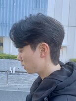 オーガニック アトリエ 大宮(organic+atelier)&nbsp;韓国風ニュアンスフェザーパーマセンターパートダウンパーマ