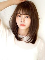 コンティロミー(CONTI ROMMY.)&nbsp;本厚木◎20代～50代◎ミディアムレイヤーシャギー前髪カット