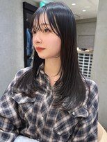 ロンド ジュルード 名古屋(Lond jeloud)&nbsp;可愛すぎる垢抜けレイヤー 前髪カット シースルー 顔まわり