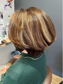 ムーンラビット(Moon rabbit)の写真/いつまでもキレイでいたい大人女性に…♪気になる白髪も明るめの色味や透明感ある"あなただけのカラー"へ