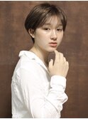 大人の丸みショートヘア