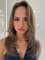 ヘアーサロングランデ(HAIR SALON GRANDE)&nbsp;ハイライトカラーミルクティーベージュレイヤーカット