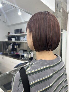 ディジョン(Dijon) 韓国顔まわりレイヤーカットグレージュオリーブベージュブラウン