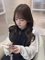 ヴェイナゴヤ(VEYY. nagoya) 流しバング/オリーブグレージュ/ブリーチなし/透明感カラー/前髪