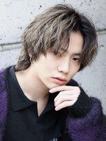 ルーシー 渋谷(LUCEY) センターパートフェザーパーマシャドウパーマメンズパーマ