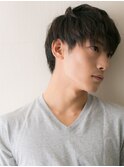 20代30代爽やか社会人ダークアッシュ就活フェザーパーマh仙台