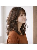 スープレックス ヘアーデザイン(SOUPREX HAIR DESIGN) セミロングレイヤーデジタルパーマ 20代 30代 40代 50代 60代