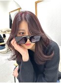くびれレイヤー×透明感ピンクブラウン