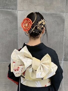 美容室 アイディー i-dee タイトシニヨン