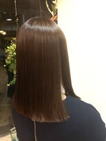 ブランコ ヘアアンドメイク(Buranko Hair&Make)&nbsp;【Buranko 】ミディアムストレート/縮毛矯正