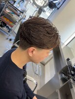 グルーマーズトウキョウ(GROOMER/S TOKYO)&nbsp;men's/メンズ/リバースセンターパート/ニュアンスパーマ