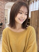 マテリア ヘアー デザイン(materia hair design)&nbsp;【27.外ハネミディ・切りっぱなしミディアム】