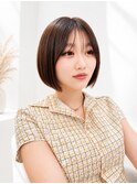万人受け可愛いボブ