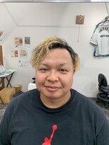 ジアース(THE EARTH)&nbsp;ツーブロック、ツイストパーマ緩め