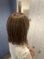 アズーア ヘアーアンドスパ(azure hair&spa)&nbsp;大人可愛い外ハネミディアムボブ