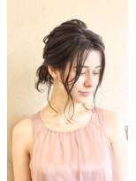 ソース 天王寺(SOURCE)&nbsp;【source】編み込みアレンジセミディ