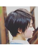 【森】ナチュラル小顔　ショートボブ
