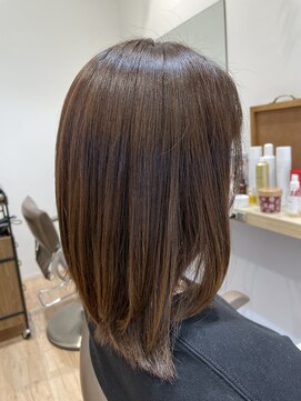コノアラボ 守谷店(Conoah labo) ナチュラルストレート エアリーミディー
