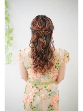 ベストシーン 新浦安店(Best Scene) ハーフアップ【結婚式】【ヘアセット】【トレンド】【デート】