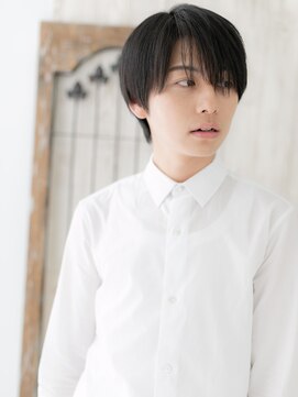 メンズヘア ビーセカンド 草加店(MENS HAIR B-2) 長めバングがレトロsexy★ビジカジショートI