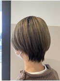 丸みショートボブ