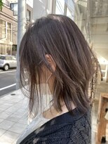 ブリス(VLISS)&nbsp;レイヤーボブ＿ミニウルフくすみブルー