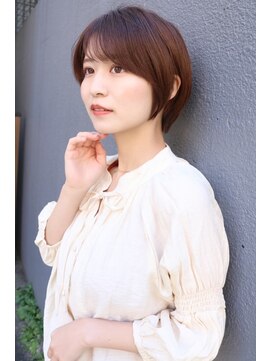 ブゾン(buZon) 【buZonブゾン】丸みショートボブ×ショコラブラウン