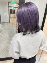 チェレ アズーリ 狭山店(Chere azuri)&nbsp;狐カラー/デザインカラー/バイオレットカラー/外ハネボブ