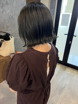 互感 小松店 切りっぱなしボブ