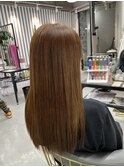 #髪質改善#ブラウンカラー#ストレート#艶髪