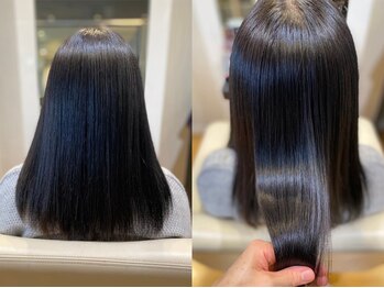 ラピッシュ 南三番町店(Lapish)の写真/【髪質改善】酸熱トリートメントでくせ毛・うねり整え、夏にも崩れないまとまりのある扱いやすい美髪へ♪