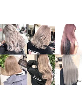 トレンドSTYLEならお任せ♪透明感×艶のあるハイトーンカラーでワンランク上の仕上がり◎[ブリーチカラー]