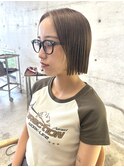切りっぱなしボブ