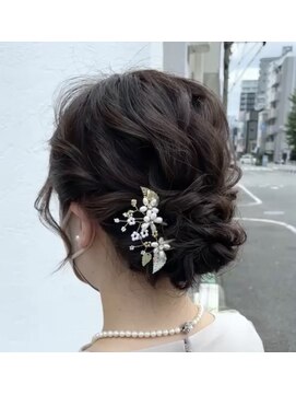 クルト バイ マルカ(KURT by MARUCA) 結婚式/お呼ばれ/ドレス上品シニヨンアレンジ