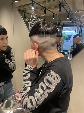 ビビト(bibito) bibito 個性のある刈り上げマッシュ　小顔編