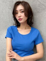 オーブ ヘアー ミル 八戸店(AUBE HAIR mill)&nbsp;20代・30代_大人可愛い_エアリーミディ