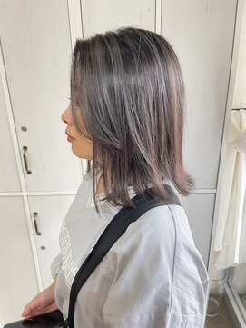 ヘアーサロン リベット(hair salon Libett) エアタッチバレイヤージュ/ハイライト/ワンレン/外ハネボブ