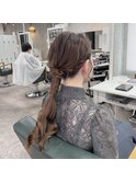ローポニーアレンジ