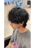 レイヤーウルフパーマ