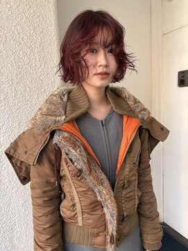 ディープシー(Deep Sea) ボルドーカラー/ボブ/ワインレッド