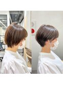 Lond.海気 大人丸みショート マッシュショート