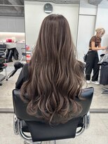 リリット(ReLit)&nbsp;くすみベージュマロンベージュホワイトブロンド細めハイライト