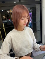 リエンスクレア(RIENS xrea)&nbsp;ダブルカラー*きりっぱなしボブ*ミニボブ*担当者:山本優舞